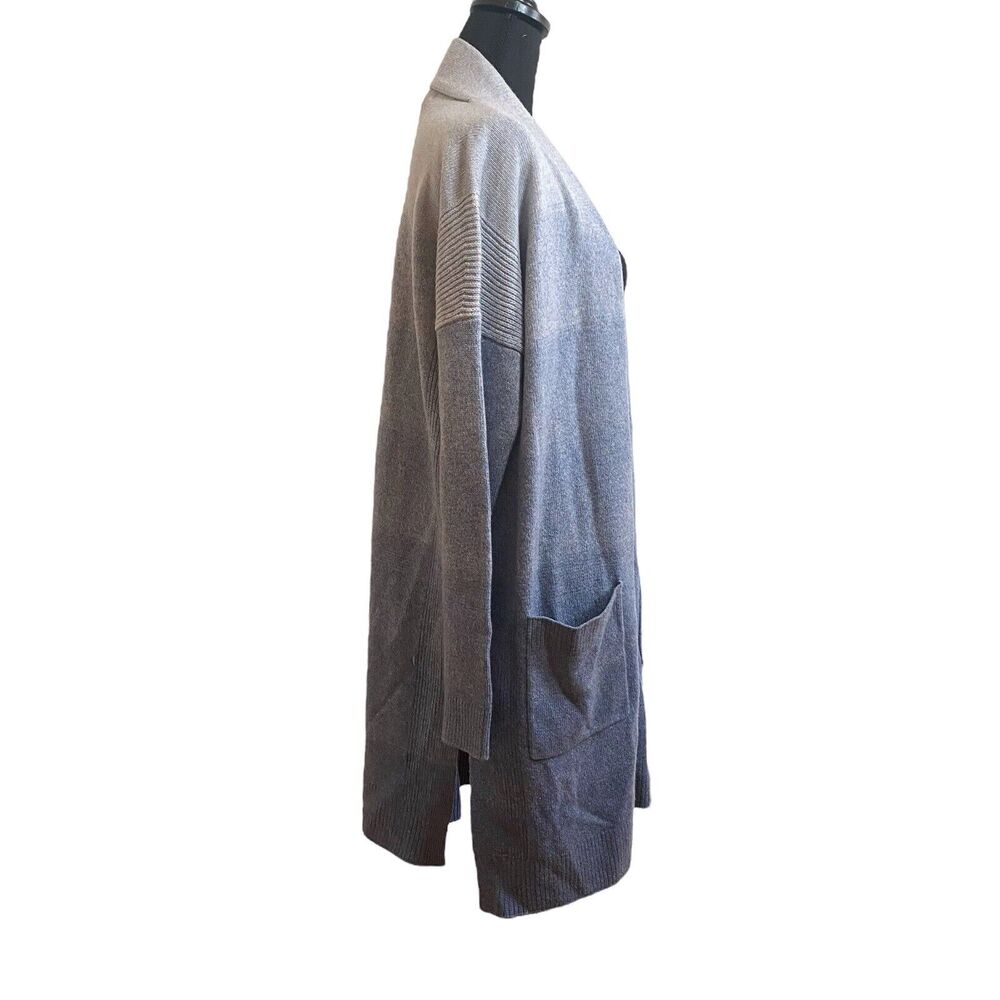 ATHLETA Ombre Spirit Wool Cashmere Wrap Cardigan Sweater Size Small Wrap Long - Picture 3 of 7